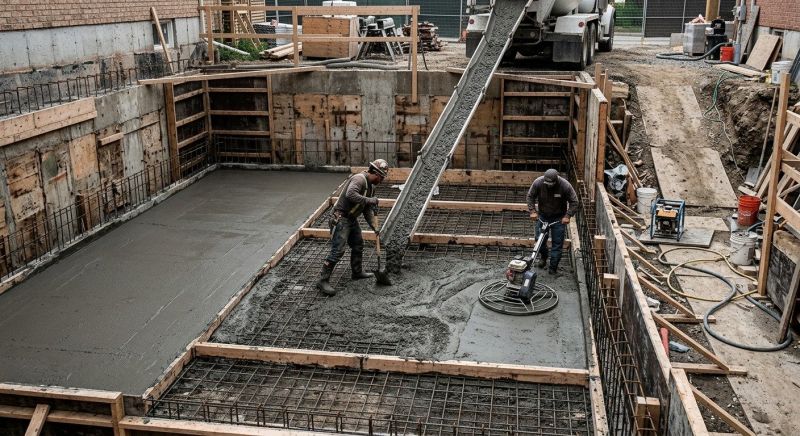Basement Concrete Installation in Pleasant Grove, UT