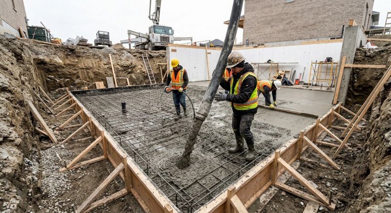 Basement Concrete Installation in Riverton, UT