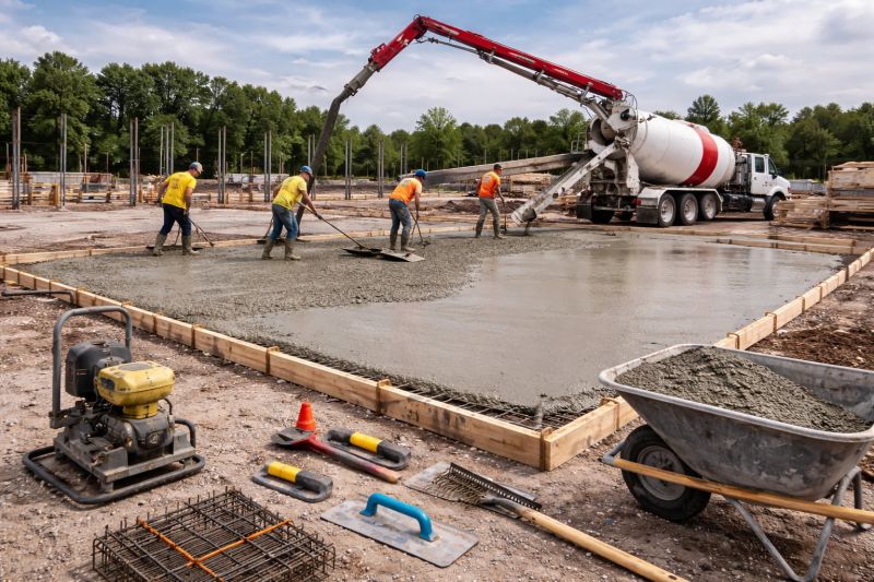 Commercial Slab Construction in Salt Lake County, UT