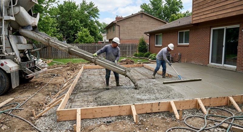Concrete Flatwork Installation in Midvale, UT