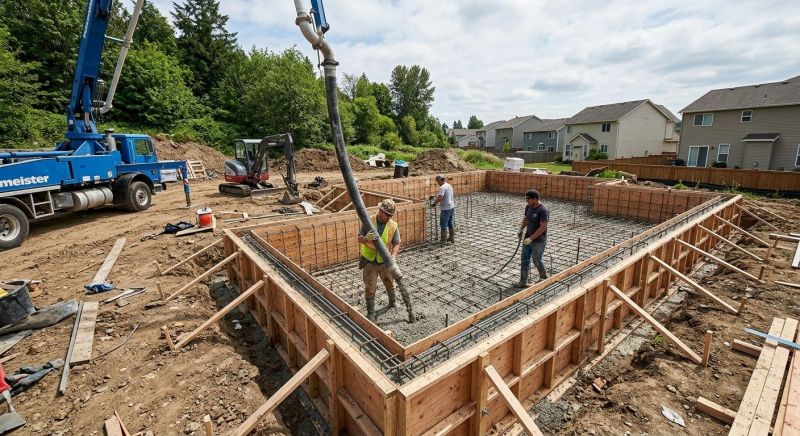 Concrete Foundation Installation in Alpine, UT
