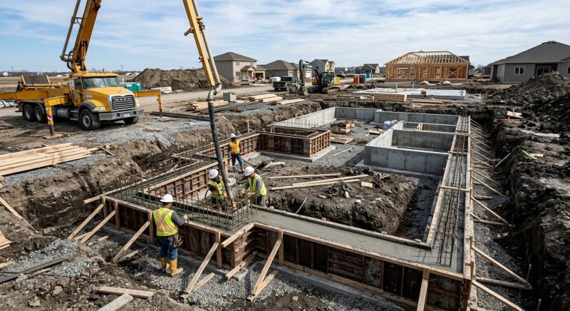 Concrete Foundation Installation in Alpine, UT