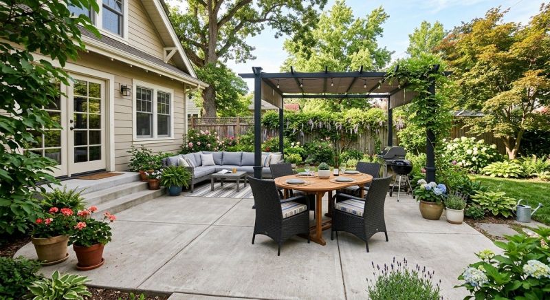 Concrete Patio Installation in Farmington, UT