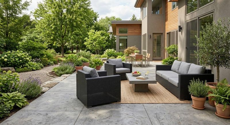 Concrete Patio Renovation in Salt Lake County, UT