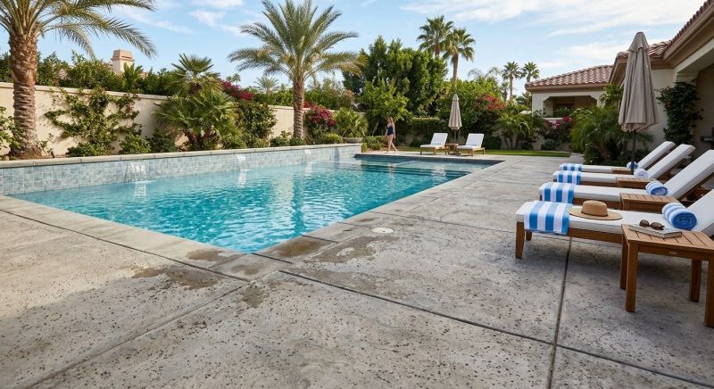 Concrete Pool Patio Installation in Salt Lake County, UT