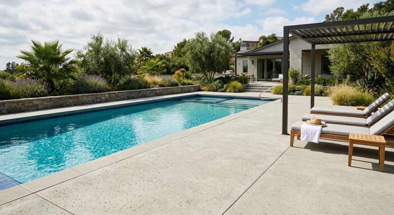 Concrete Pool Patio Installation in Salt Lake County, UT