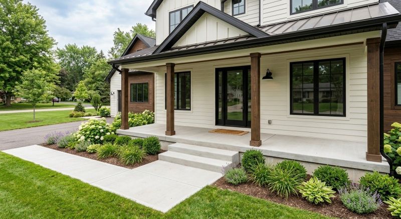 Concrete Porch Installation in North Salt Lake, UT