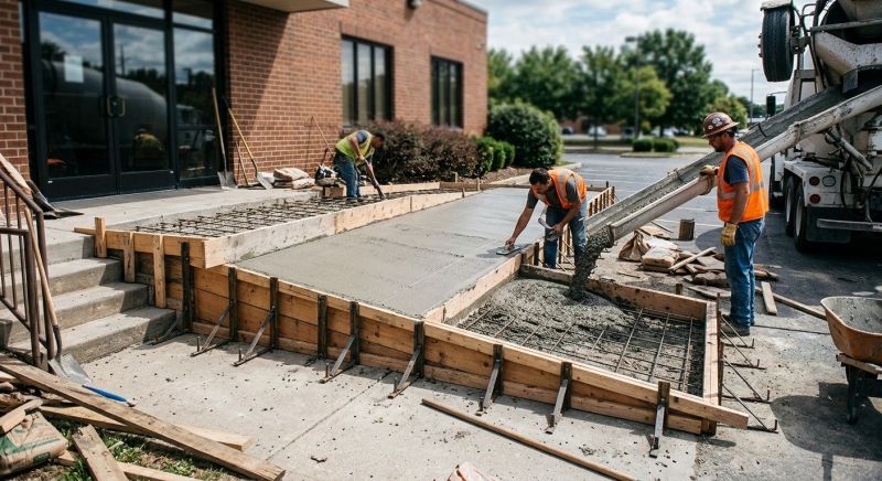 Concrete Ramp Installation in Salt Lake County, UT