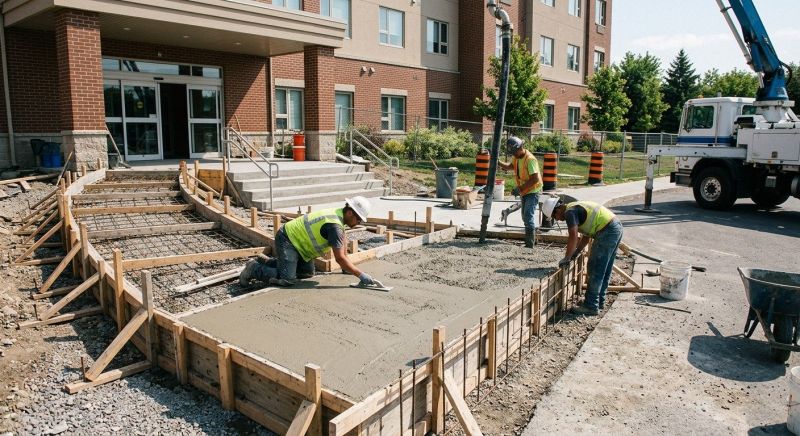 Concrete Ramp Installation in Millcreek, UT