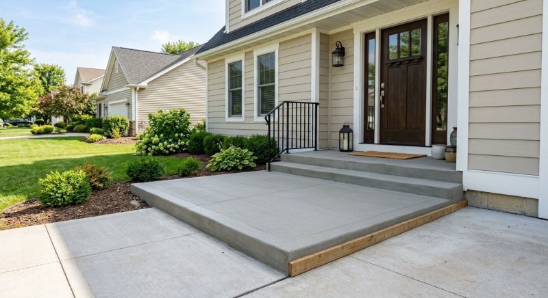 Concrete Ramp Installation in Riverton, UT