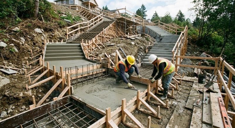 Concrete Stairs Construction in Salt Lake County, UT