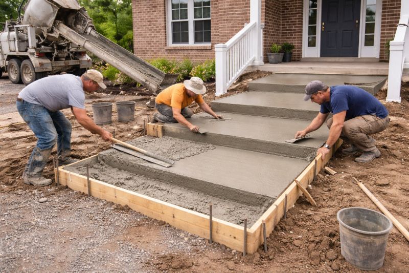Concrete Stairs Construction in Stockton, UT