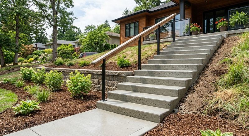 Concrete Stairs Construction in West Jordan, UT