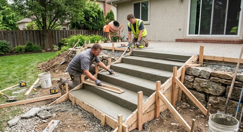Concrete Stairs Installation in Magna, UT