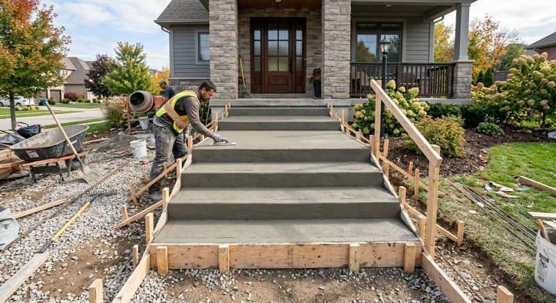 Concrete Stairs Installation in Midvale, UT