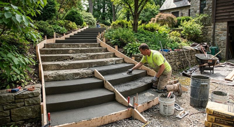 Concrete Stairs Installation in Sandy, UT