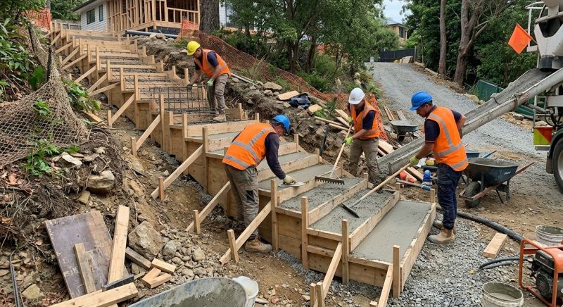 Concrete Stairs Installation in South Jordan, UT