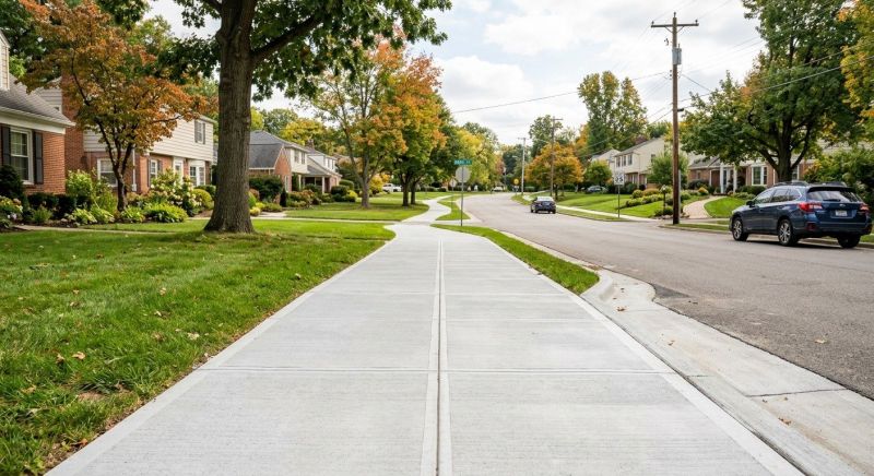 Concrete Walkway Installation in Lehi, UT