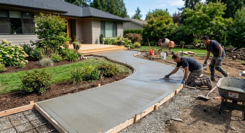 Concrete Walkway Installation in Stockton, UT