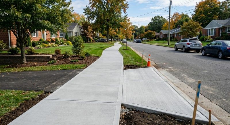 Concrete Walkway Installation in Woods Cross, UT