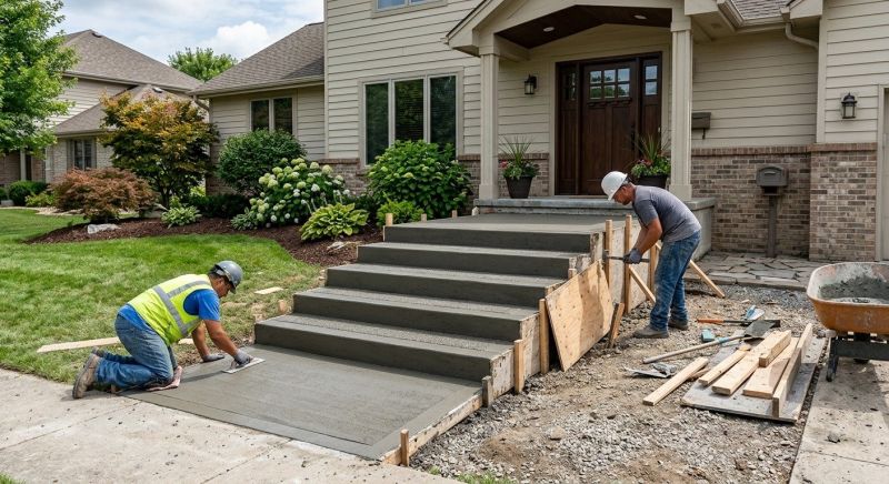 Entryway Stairs Installation in Salt Lake County, UT