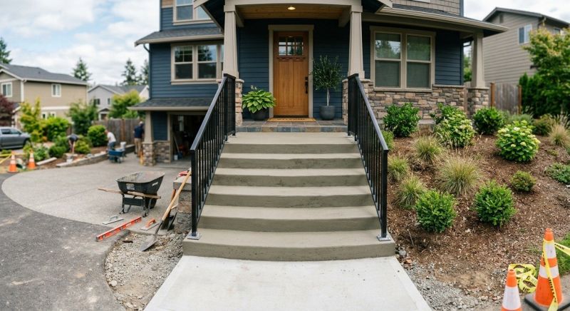 Entryway Stairs Installation in Salt Lake County, UT