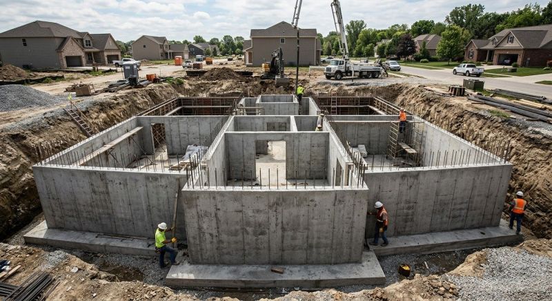Foundation Construction in West Jordan, UT