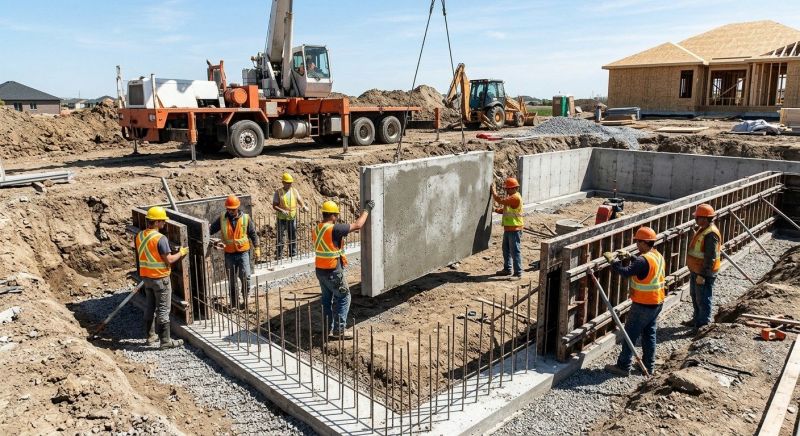 Foundation Wall Pouring in Pleasant Grove, UT