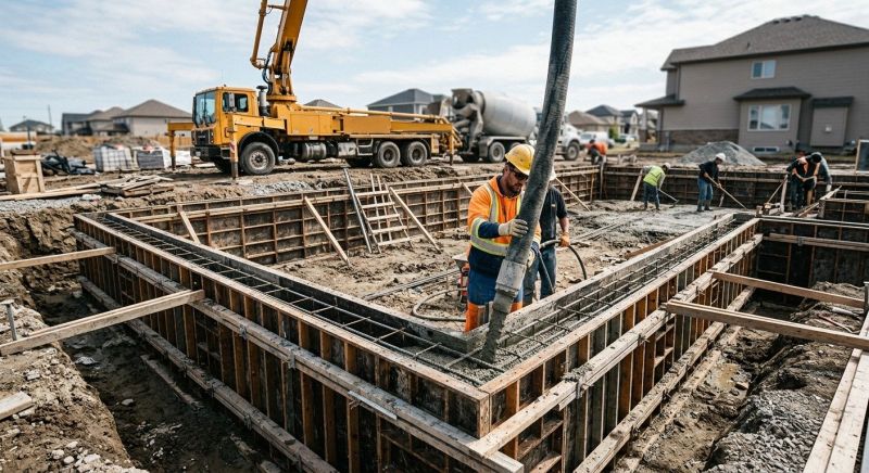 Foundation Wall Pouring in Riverton, UT