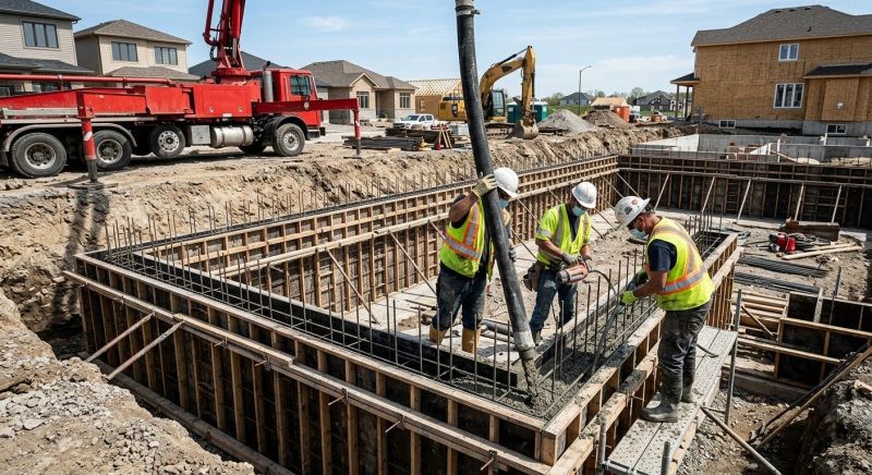 Poured Foundation Installation in Salt Lake County, UT