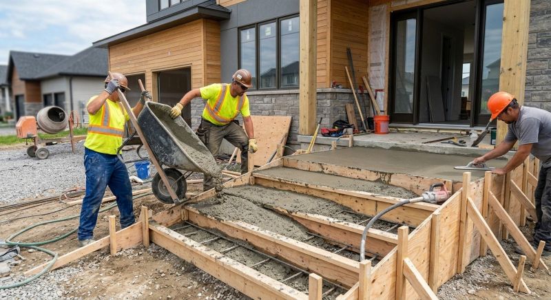Steps Pouring in Salt Lake County, UT