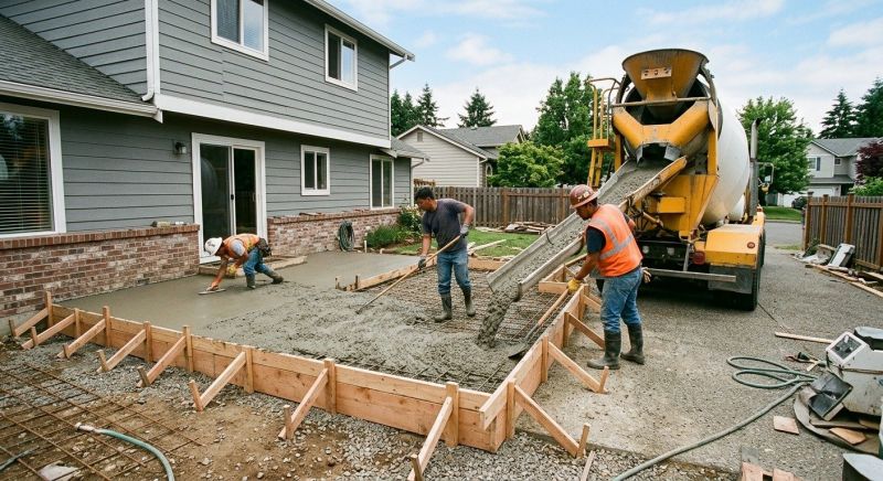 Veranda Pouring in Grantsville, UT
